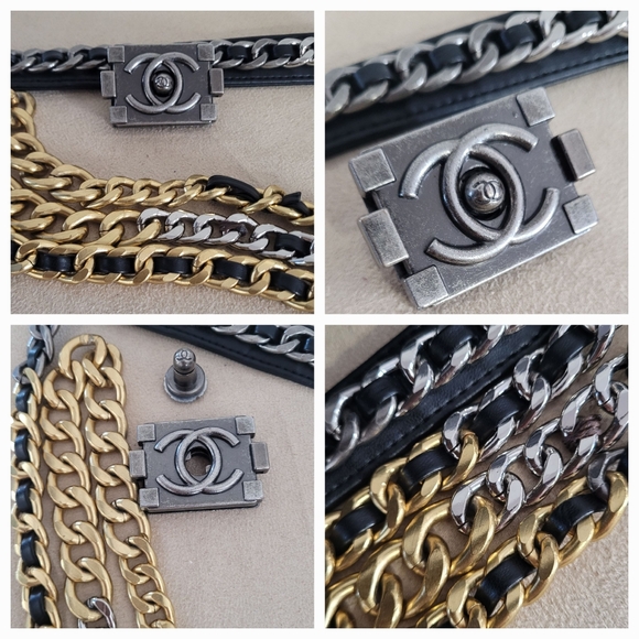 Chanel  style HARDWARE /BAG REPLACEMENT strap  and Closure - Picture 5 of 8